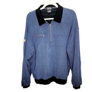 Vintage Etonic Gore Windstopper Pull Over Wind stop  Golf Shirt - Jacket Large